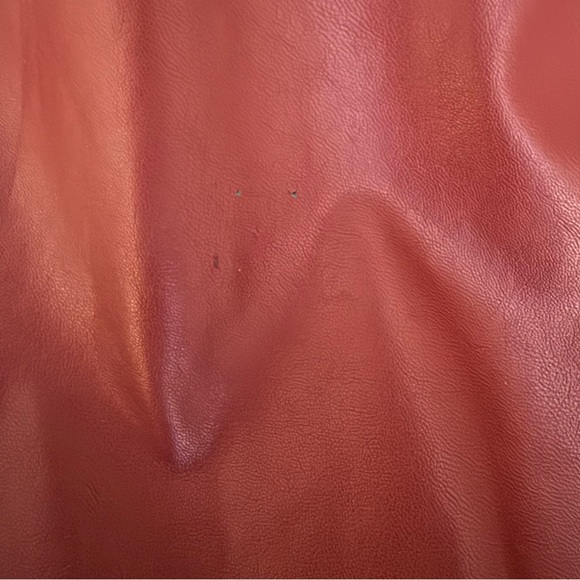 A.L.C. Alexandria Cutout Vegan Leather Midi Dress in Cranberry size 6 - Picture 12 of 14